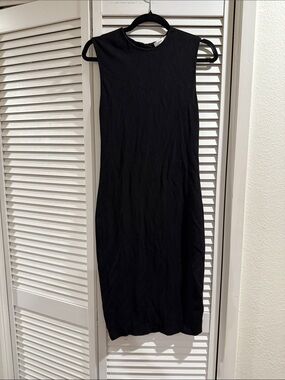 vince rib camisole dress Gathered Knit Cami Dress